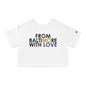 Ravens Cropped T-Shirt- Purple Love - From Baltimore With Love™