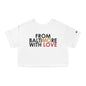 Ravens Cropped T-Shirt Red Love - From Baltimore With Love™