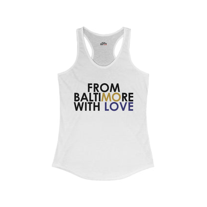 Ravens Tank Top White/Purple - From Baltimore With Love™
