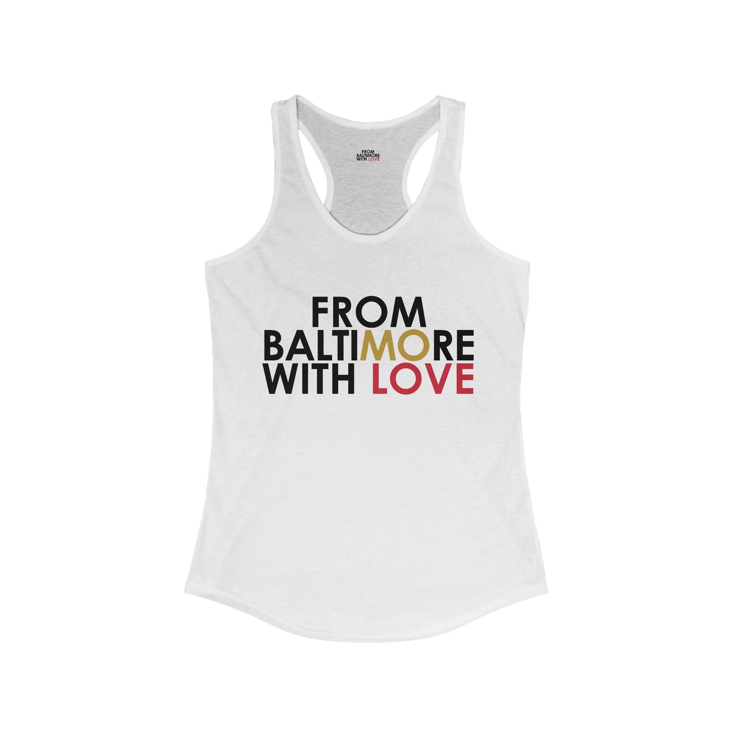 Ravens Tank Top White/Red - From Baltimore With Love™