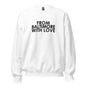 WHITE LOVE CREWNECK