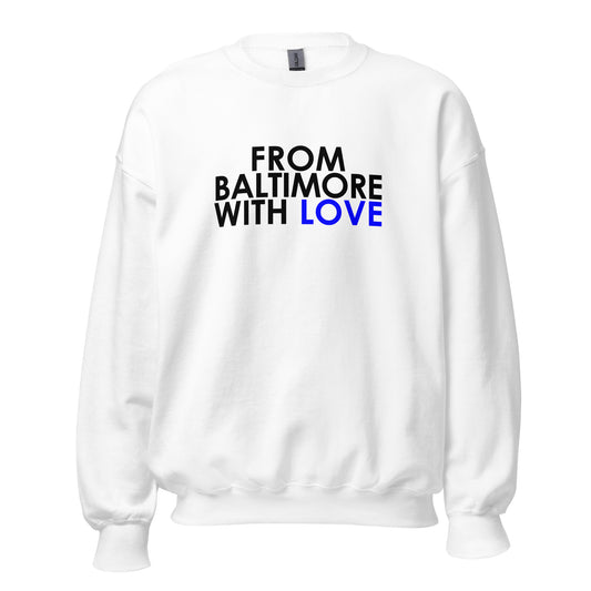 BLUE LOVE CREWNECK