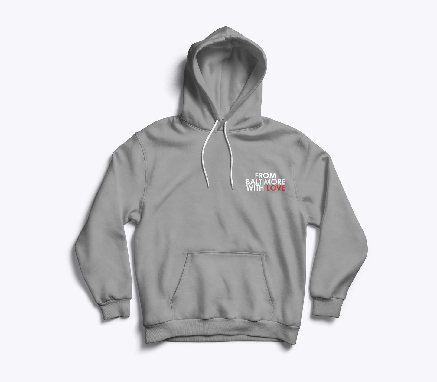 From Baltimore With Love "Heart Side" Logo Hoodie